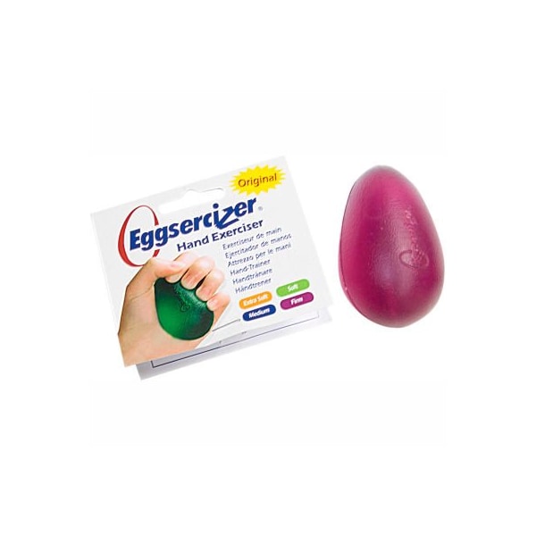 Fabrication Enterprises Eggsercizer Hand Exerciser, Firm, Purple 10-1293 - main